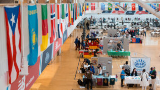 Aerial view of culturefest