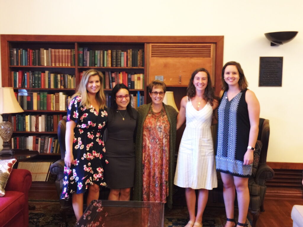 Graduating Dietetic Interns and Dr. Mona Therrien at UMaine's First Semiannual Dietetic Internship Pinning Ceremony, August 2019
