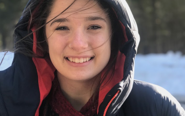 Picture of female student wearing a winter coat
