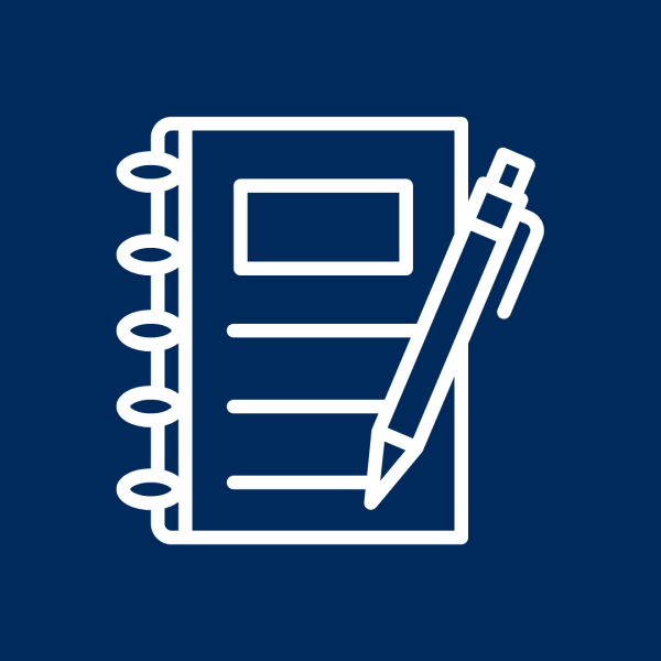 Notebook and Pencil Icon