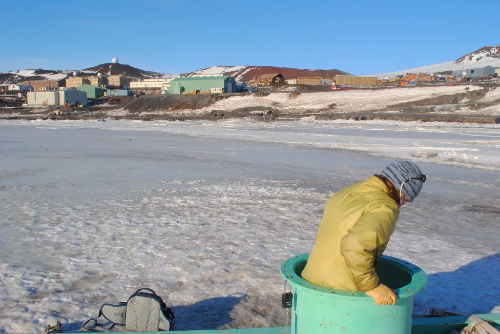 View of Ob Tube with McMurdo in the background