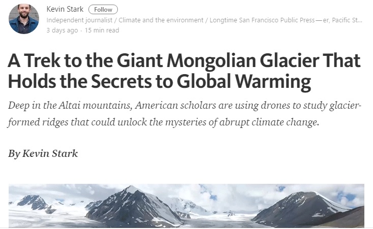 A Trek to the Giant Mongolian Glacier That Holds the Secrets to Global Warming