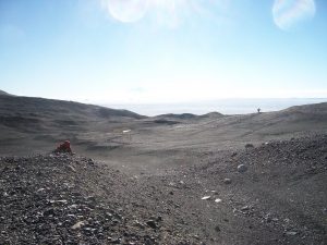 A busy day in the field – geologic mapping and algae hunting in Marshall Valley, Royal Society Range, Antarctica. Jan. 2011.