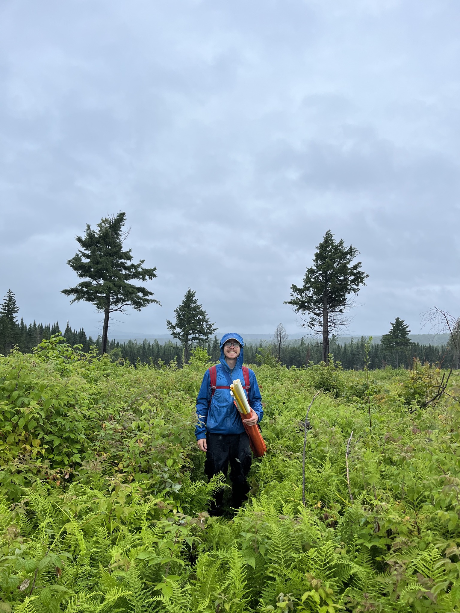 Eddie Nachamie in the forest