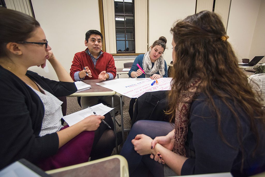 A photo of graduate students from the College of Education and Human Development. 