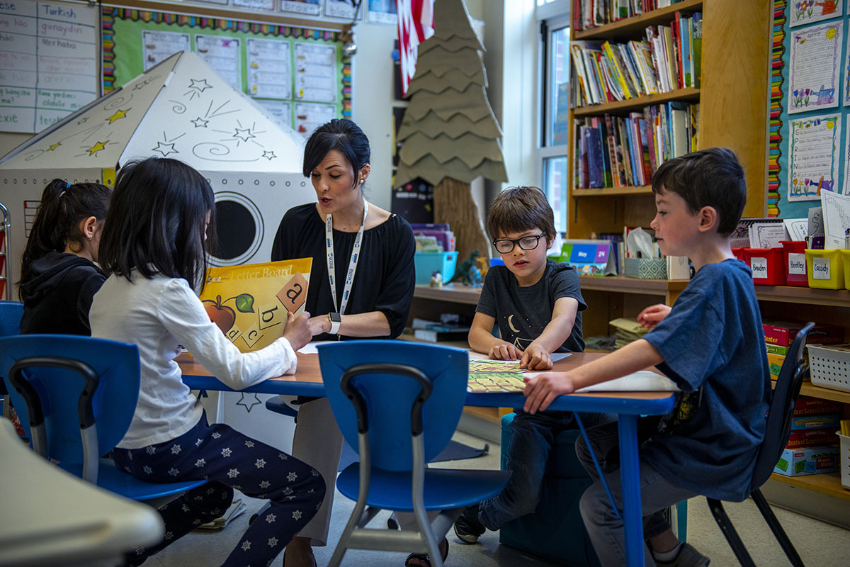 Literacy coach Old Town Elementary School