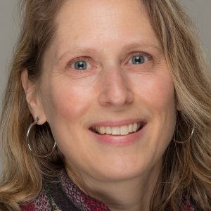 A portrait of Julie Eubanks.