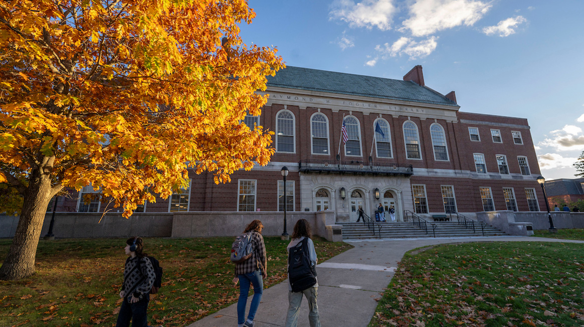 A photo of Fogler Library