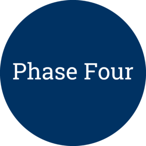 Blue circle reads "Phase Four"