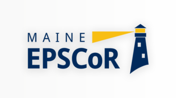 Maine EPSCoR Logo on White Field
