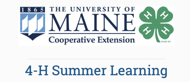 UMaine Cooperative 4H Summer Learning Logo