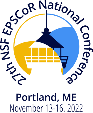 Conf Logo with lighthouse that says 27th NSF EPSCoR National Conference, Portland, ME, November 13-16, 2022