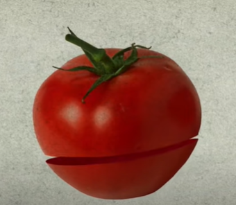 screenshot of food wastage video from Youtube