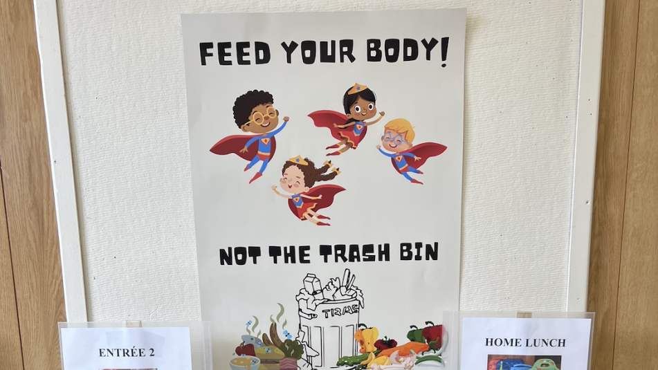 Poster: Feed your body, not the trash bin!