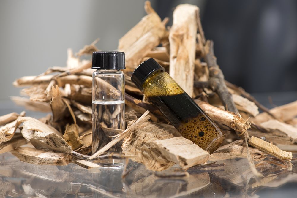 biofuel and wood chips