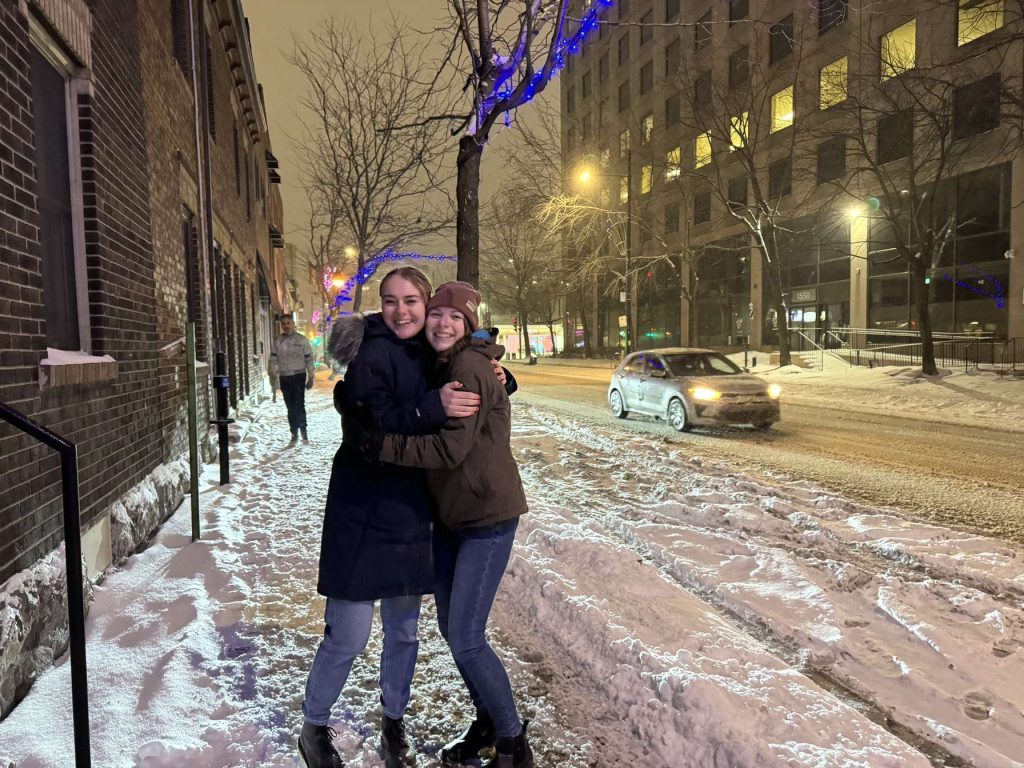 Image of two young women