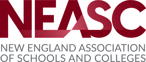 NEASC logo with text reading New England Association of Schools and Colleges