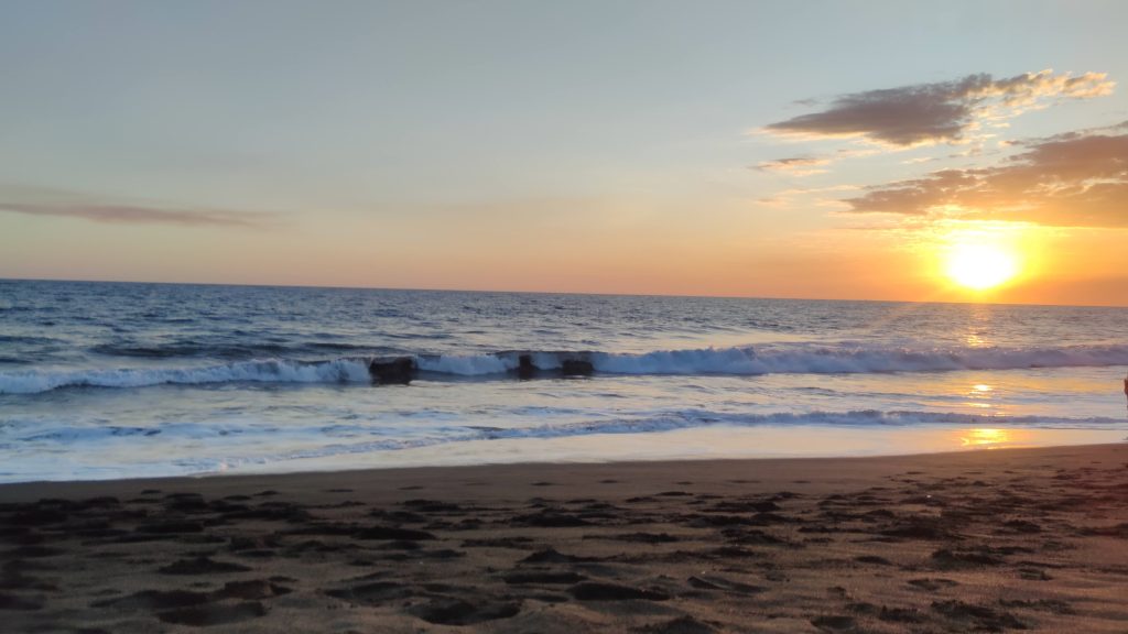 A photo of a Guatemalan beach
