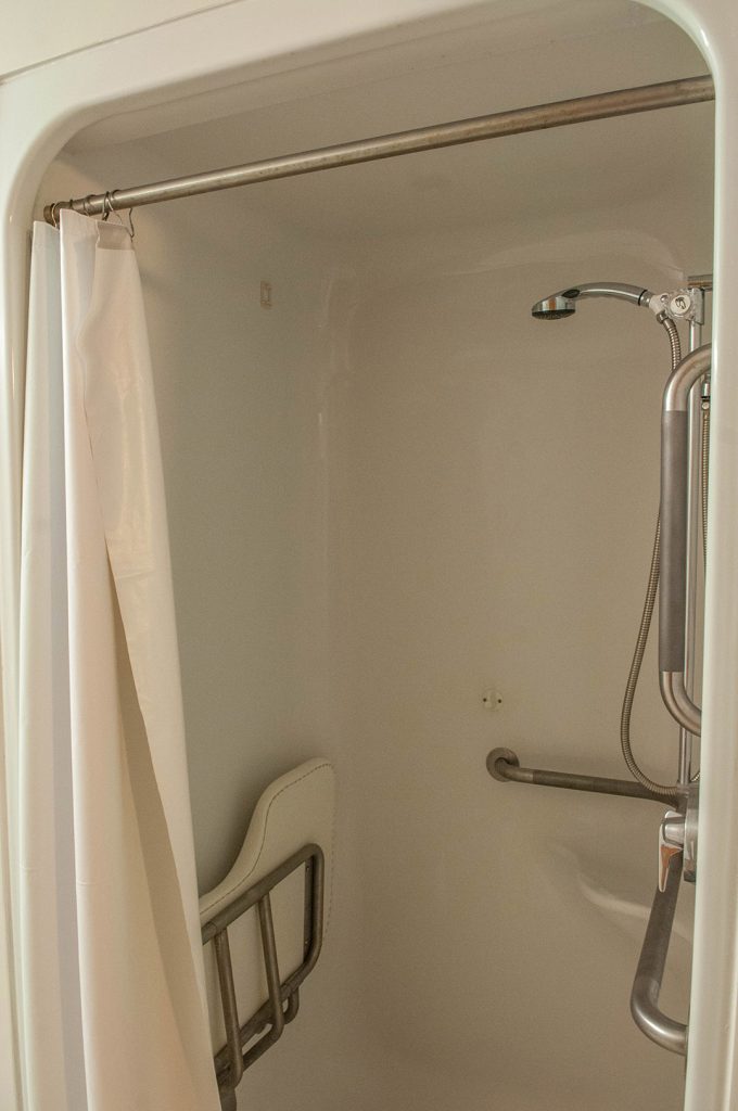 Patch Hall handicap accessible shower