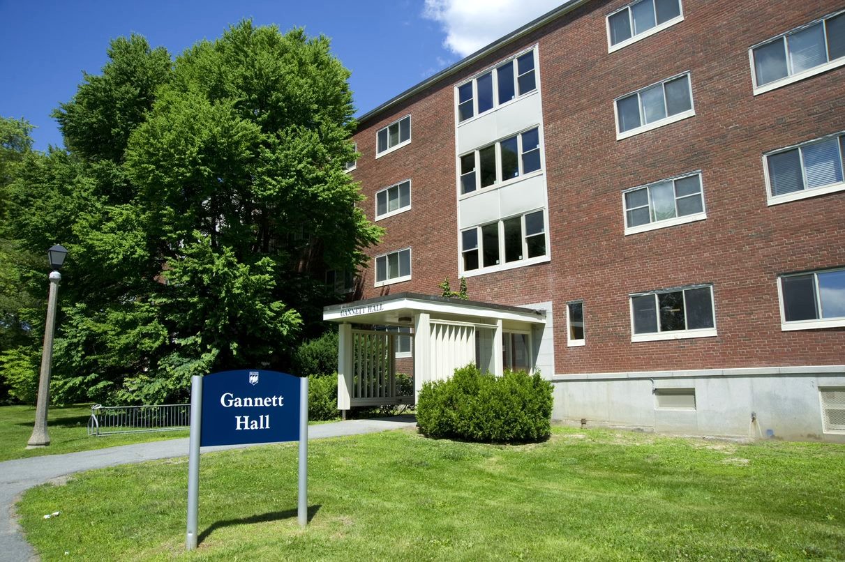 Exterior of Gannett Hall