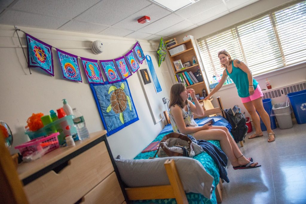 students living in summer housing