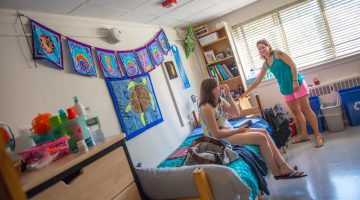 Two UM students living in summer housing