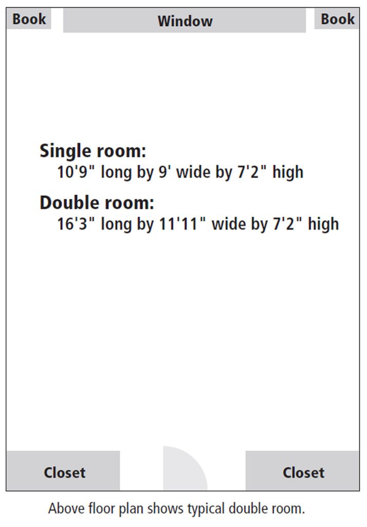 Kennebec Hall room floor plan