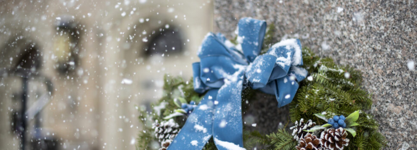 UMaine winter wreath