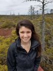 Erin Fien, a Master's student doing research at Howland Forest