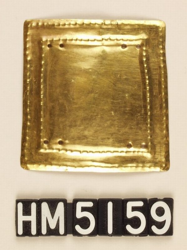 Cocle gold plaque.