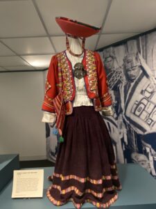 Image from Hudson Museum Clothing and Adornment exhibit