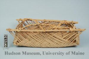 Palm frond basket