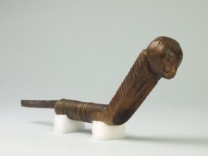 Image of carved knife handle.