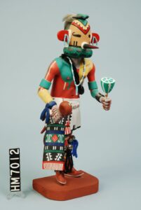 Image of a brightly painted kachina