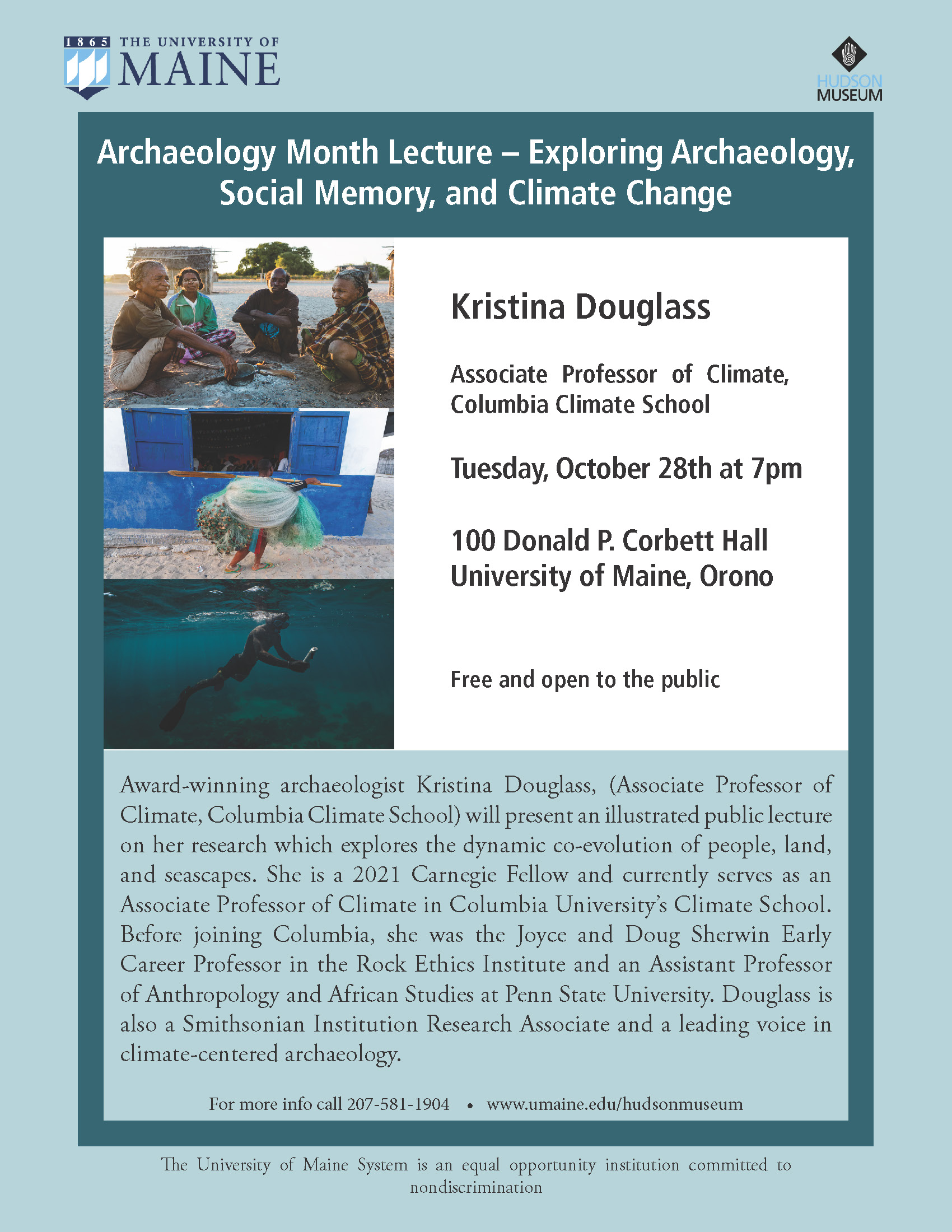 Informational poster about an upcoming lecture. Information can be found on the event page for this lecture.