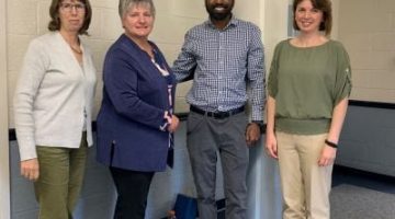 (L-R) Sarah Joughin, Mireille LeGal, Asif Sharazi, and Orlina Boteva.