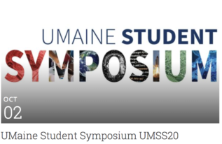 UMaine Student Symposium UMSS20 with logo