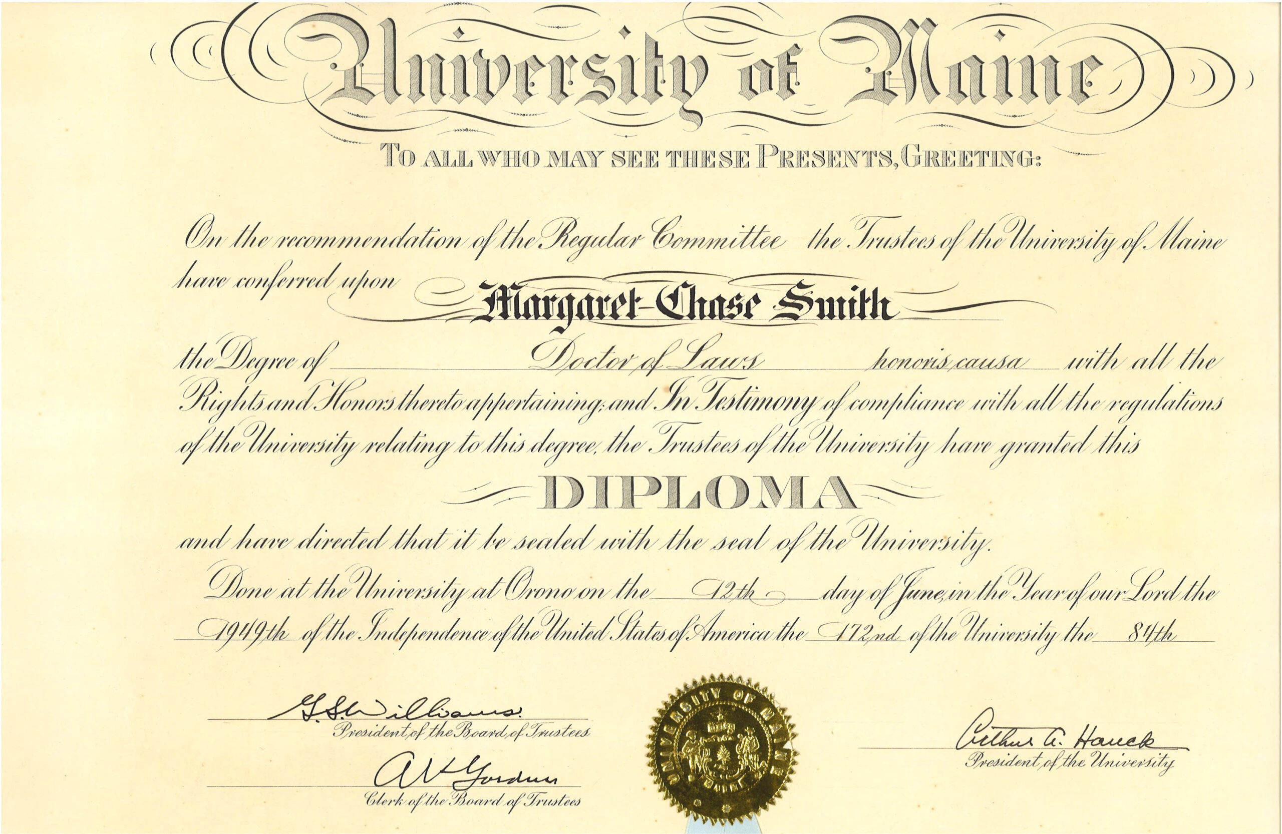 University of Maine Degree