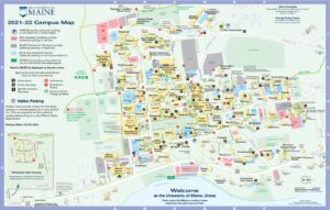 UMaine campus map photo