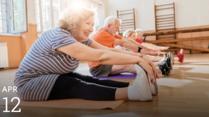 image of older adults exercising