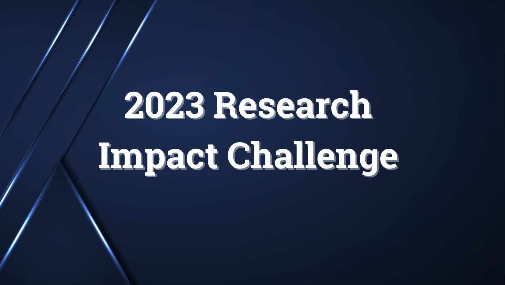 2023 Research Impact Challenge graphic