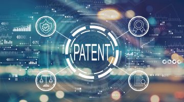 A decorative image with the word "patent"