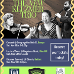 New Klezmer Trio plans a weekend of performance, instruction, and dance in Eastern Maine