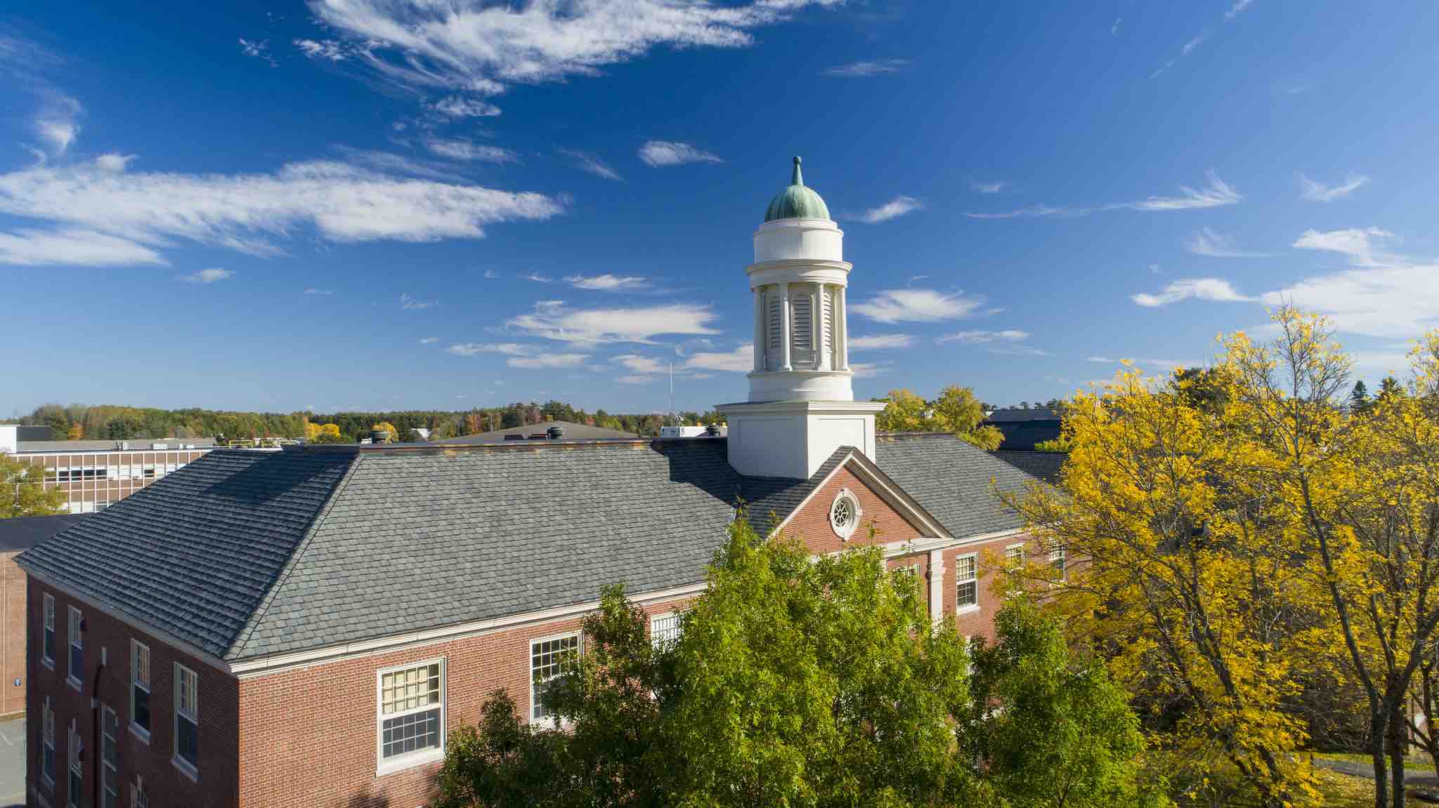 stevens hall from above