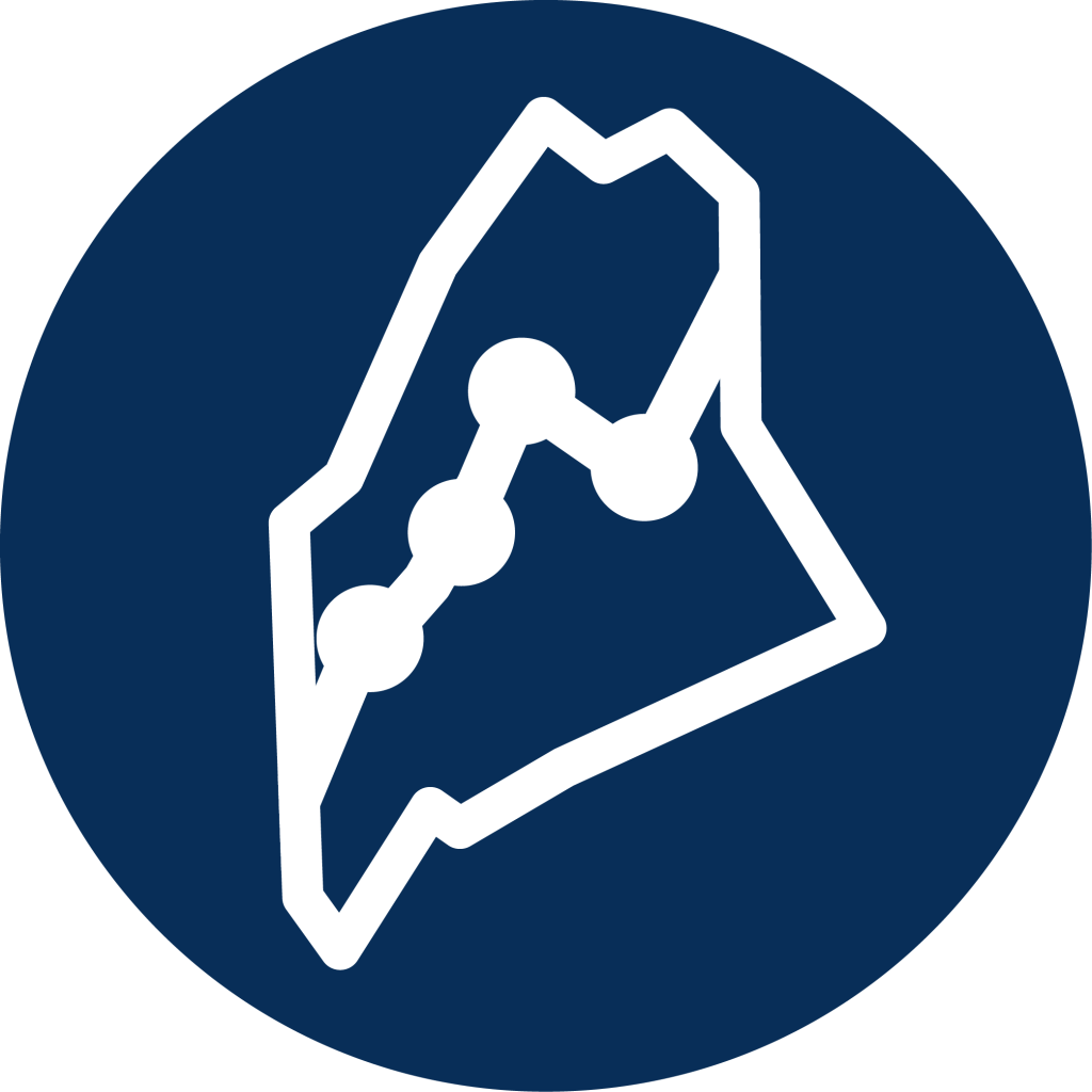 Icon with a low detail mafes logo