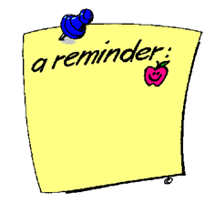 Reminder note