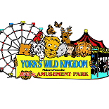 Yorks Wild Kingdom logo, zoo animals