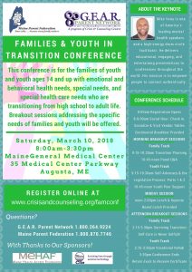 INfo flyer for March 10 2018 Transition Conference