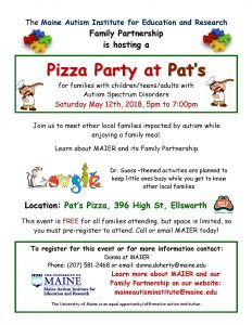Info flyer for pizza party_autism puzzle pieces and pizza man