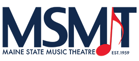 Maine State Music Theater logo with musical note